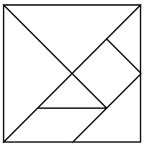 Tangram O Que Exemplos De Figuras E Modelo Para Imprimir Toda Mat Ria