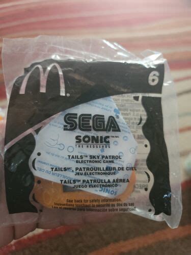 Mcdonald S Sega Sonic The Hedgehog Tails Sky Patrol Electronic Lcd