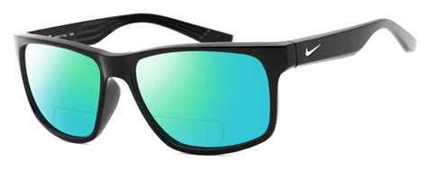 Nike Cruiser Ev0834 001 Unisex Polarized Bifocal Sunglasses In Black Silver 59mm Designer