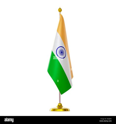India Flag On Flag Pole Hi Res Stock Photography And Images Alamy