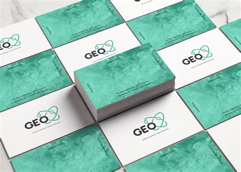 Geo Logotipo E Identidade Visual On Behance