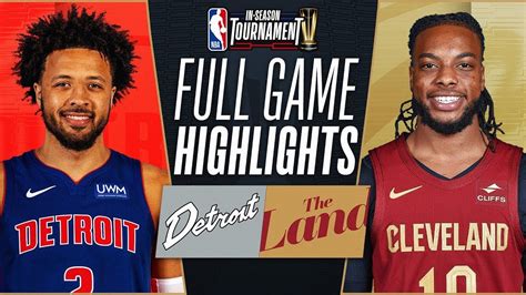 Cleveland Cavaliers Vs Detroit Pistons Full Game Highlights Nov