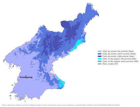 Blue Green Atlas - The Climate of North Korea