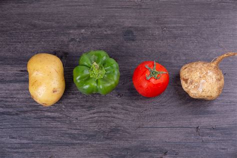 Fruit And Vegetable Comprehensive Fruit And Vegetable Potato Round Pepper Tomato Background