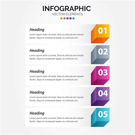 Conception De Fl Che Infographique Verticale Vectorielle Avec Options