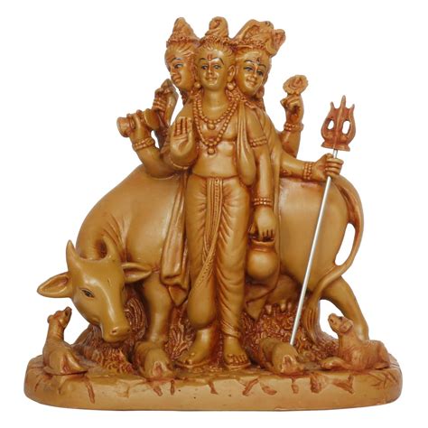 Buy ARTVARKO Lord Dattatreya Polyresin Idol Bhagwan Datta Murti Statue