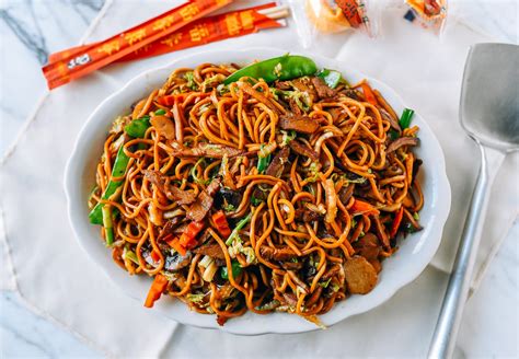 Roast Pork Lo Mein Real Chinese Takeout Recipe The Woks Of Life