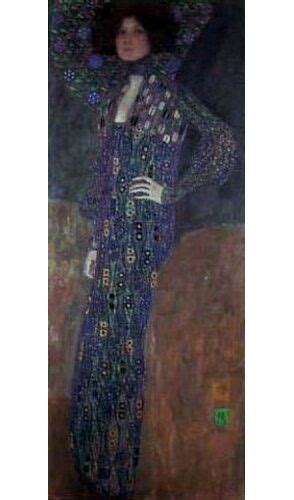 Emilie Flöge I by Gustav Klimt Painting Print Poster 1Art1 Klimt