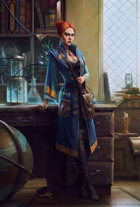 Pinterest Female Wizard Character Portraits Character Design Inspiration