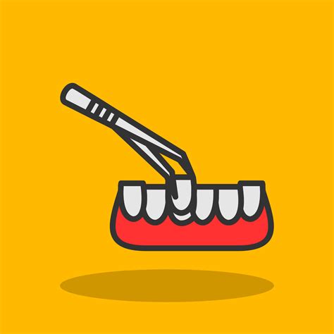 Tooth Extraction Vector Icon Design 20782216 Vector Art At Vecteezy