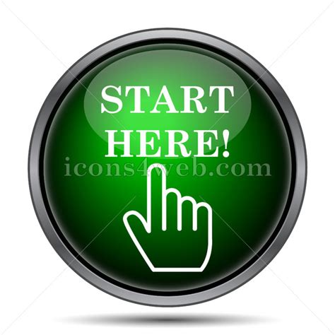 Start Here Icon at Vectorified.com | Collection of Start Here Icon free ...