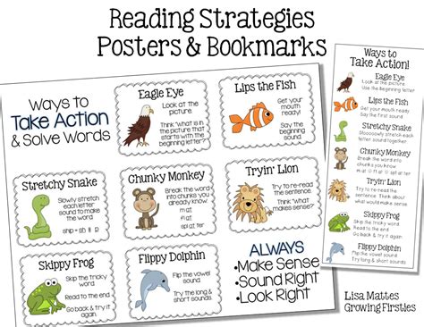 Reading Strategies Printables This Reading Mama - Riset