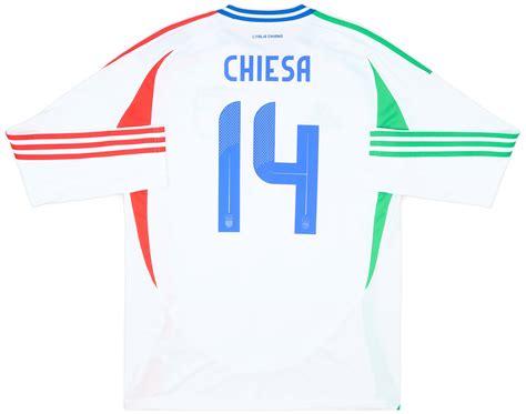 2024 25 Italy Away Ls Shirt Chiesa 14