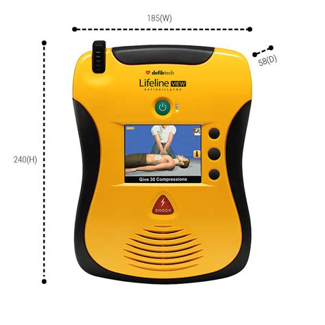 Defibtech Lifeline View Aed Semi Automatic Defibrillator Free Delivery