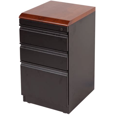 Box Box File With Premium Wood Top Caretta Workspace