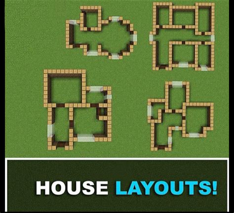 Minecraft House Layouts Minecraft Minecraft Houses Minecraft