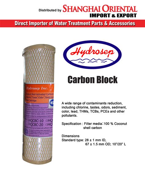 Carbon Block Filter Sl Hydrosep Lazada Ph