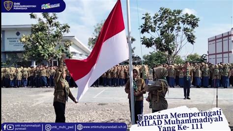 Upacara Memperingati Milad Muhammadiyah Yang Ke Smk Muhammadiyah