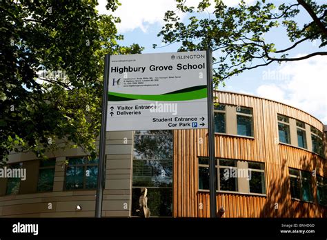 Highbury Grove School North London Highly Rated By Ofsted Stock