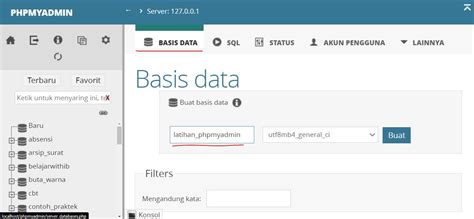 Cara Membuat Dan Menghapus Database Mysql Belajarwithib