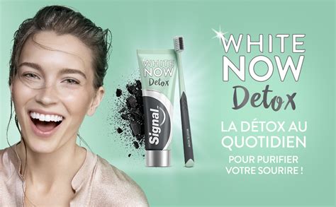 Signal White Now Detox Kit De 3 Dentifrices Blancheur Instantannée Et 1