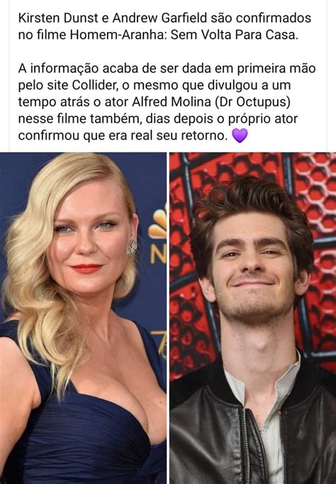 Kirsten Dunst E Andrew Garfield S O Confirmados No Filme Homem Aranha