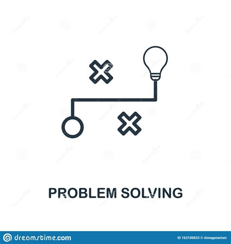 Problem Solving Icon Outline Style. Thin Line Creative Problem Solving ...