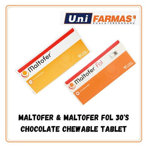 Maltofer Chocolate Chewable Tablet S Shopee Malaysia