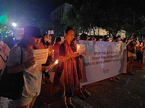 Abs Cbn News On Twitter Look Constituents Of Up Cebu Held A Candlelight Protest Monday