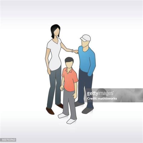 518 3d Mom Son High Res Illustrations Getty Images