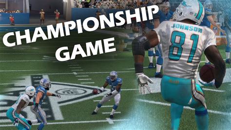 Madden Draft Champions Championship Game Youtube