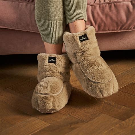 Warmies Luxury Heated Microwave Slipper Boots