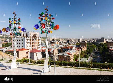 Modern Art Sculptures At Cascade Monument Yerevan Armenia