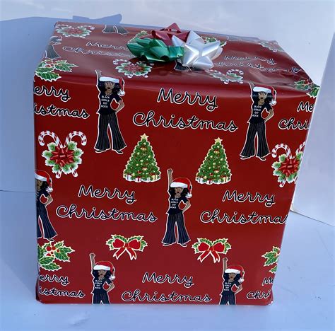 Melanated Art, Christmas Gift Wrapping paper, Black Girls Do Rock-Gift Wrap - Walmart.com