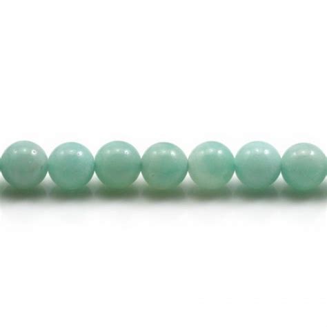 Amazonite Round Mm X Pcs Gemstone Beads