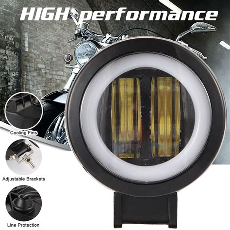 Wholesale Pcs Inch W Fog Light White K Waterproof Round Led