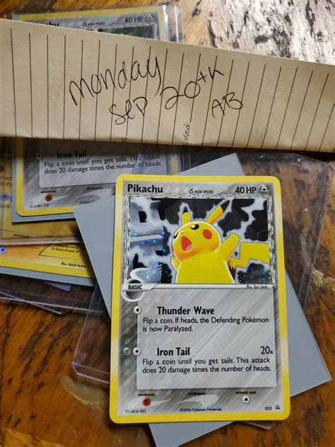 Mavin Pikachu Delta Species Holo Black Star Promo Nm Pokemon Tcg