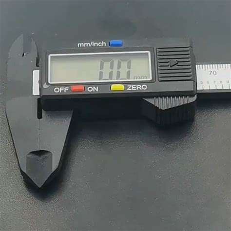 150mm Digital Vernier Caliper Carbon Fibre LCD Measure Tool Battery