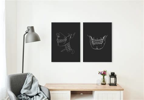 Dental Anatomy Poster Teeth, Dentist Graduation Gift, Anatomical ...