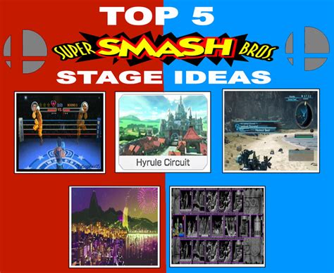 My Top 5 Super Smash Bros Stage Ideas By Jacobyel On Deviantart