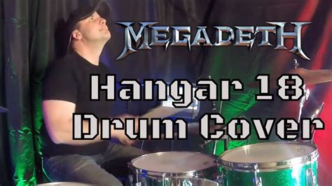 Megadeth Hangar Drum Cover Hq Audio Drumless Backing Track Youtube