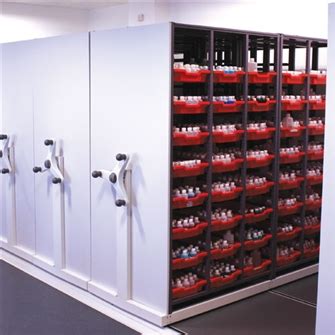 Lab Reagent And Sample Mobile Shelving Storage Aspects