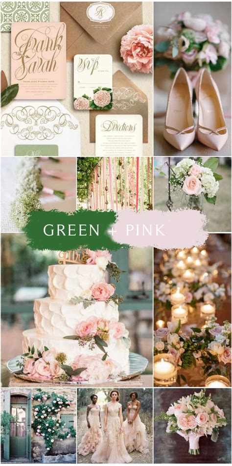 💗 💚 20 Pink And Green Wedding Color And Theme Ideas 2024