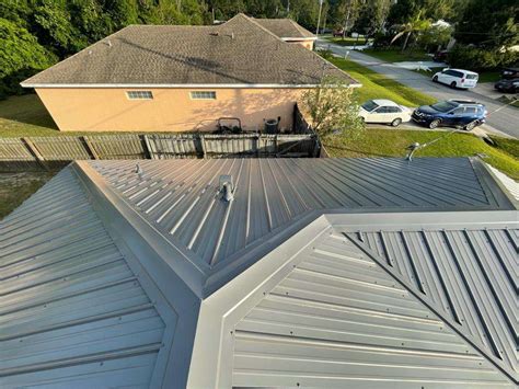 Charcoal Gray Metal Roofing Panels