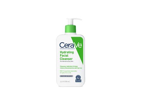 Cerave Hydrating Facial Cleanser Normal To Dry Skin 12 Fl Oz 355 Ml