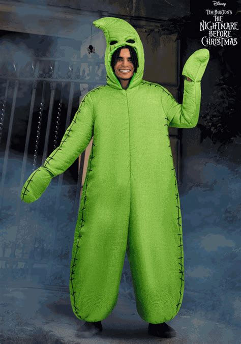 Glow In The Dark Disney Adult Oogie Boogie Costume Nightmare Before