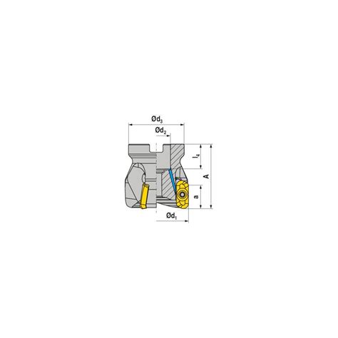 Ceratizit Indexable Square Shoulder Face Mill Ahsc R