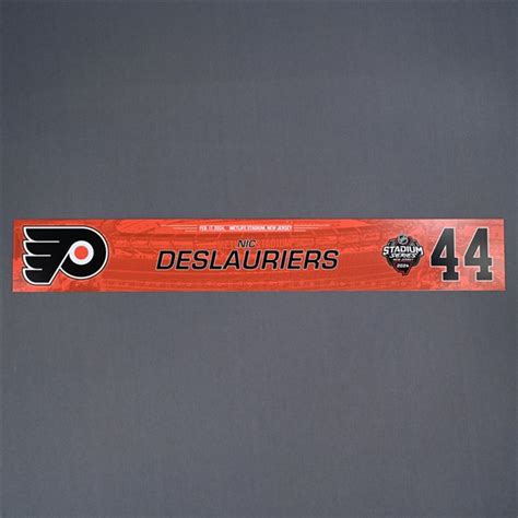 Lot Detail Nicolas Deslauriers 2024 Stadium Series Locker Room