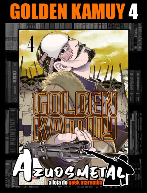 Golden Kamuy Vol 4 Mangá Panini Azuosmetal