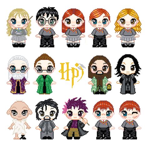 Chibi Harry Potter Characters - Printable Word Searches